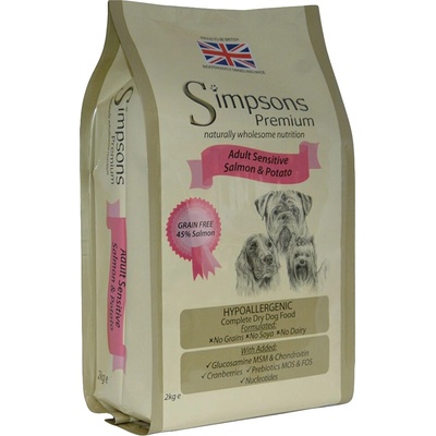 Simpsons Premium Adult Sensitive losos & zemiaky 2 kg