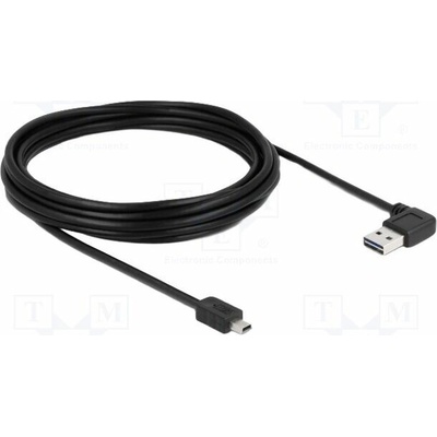 Delock 83381 USB 2.0 zlacený 5m černý