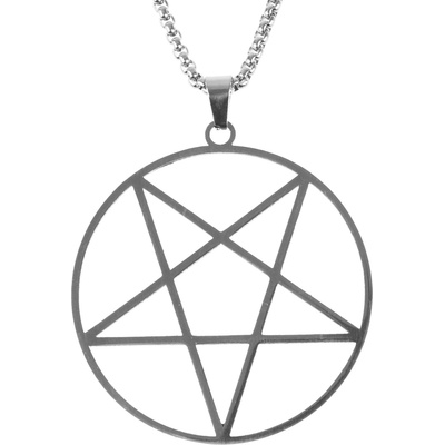 FALON Нашийник Pentagram - Silver - PSY1140