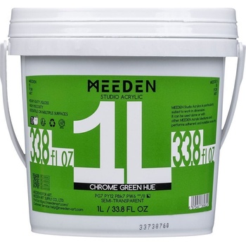 Meeden 34.1219 АКРИЛНА боя 19 Chrome Green Hue 1000 ml 1 бр (34.1219)