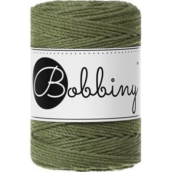 Bobbiny 3PLY Macramé Rope 1, 5 mm 100 m Авокадо юта (TD-E001)