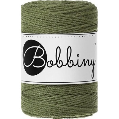 Bobbiny 3PLY Macramé Rope 1, 5 mm 100 m Авокадо юта (TD-E001)
