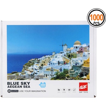 BigBuy Kids Modrá obloha Egejské moře 1000 dílků