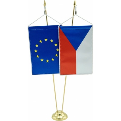 Stojanček kovový zlatý 30/40 cm - Dvouramenný 40 - zavesenie