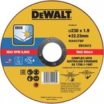 DEWALT диск за рязане 230 x 22, 2 x 1, 9 мм DT43909 (DT43909)
