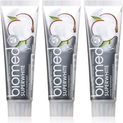 Biomed Superwhite zubní pasta 3 x 100 g