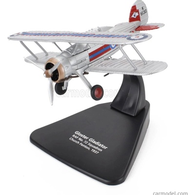 Oxford-models Gloster aircraft Gladiator Airplane 1937Bílá Červená 1:72