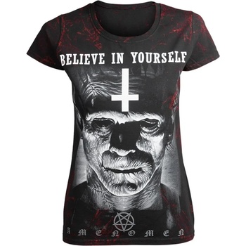 Image 1 of AMENOMEN Дамска тениска amenomen - frankenstein - omen088da allprint red