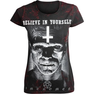 AMENOMEN Дамска тениска amenomen - frankenstein - omen088da allprint red