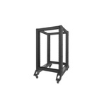 Lanberg Отворен стелаж Lanberg 19"" 18U 600x800 черен (or01-6818-b)