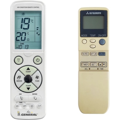 General Mitsubishi rkn502a, fdkn208c - луксозно с подсветка дистанционно управление (rkn502a, fdkn208c)