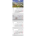 TopTimer Календар за спедитори toptimer t073, 4 блока, 4 месеца, „Замък 2027 (t7300-004)