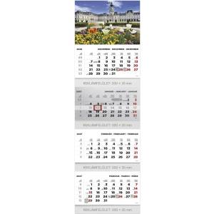 TopTimer Календар за спедитори toptimer t073, 4 блока, 4 месеца, „Замък 2027 (t7300-004)