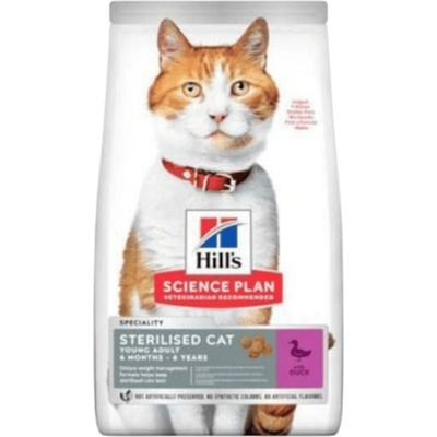 Hill's Science Plan Feline Adult Sterilised Cat with Duck 10 kg