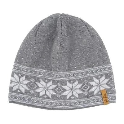 Vlnka Vlněná čepice V25 šedá