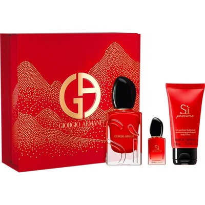Armani Si Passione Darčeková sada dámska EDP 100 ml, telové mlieko 50 ml a miniaturka dámska EDP 15 ml