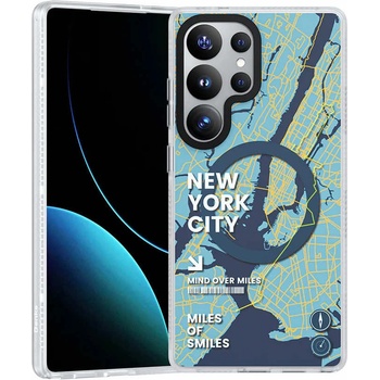 Benks Magnetic City New York Case - хибриден удароустойчив кейс с MagSafe за Samsung Galaxy S25 Ultra (черен)