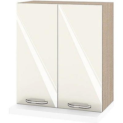 ИРИМ Горен кухненски шкаф за аспиратор Сити МФ-Крийм гланц-11-13 60 см