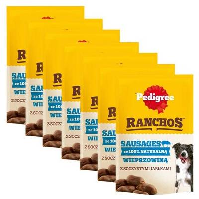 PEDIGREE Ranchos klobásy 100% bravčové 7 x 60 g