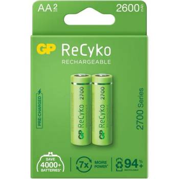 GP Batteries Акумулаторна Батерия GP R6 AA 2700mAh NiMH 2 бр. 270AAHCE-EB2 GP (GP-BR-270AAHCE-EB2)