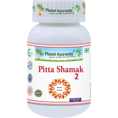 Planet Ayurveda Pitta Shamak 2 500 mg 60 kapsúl