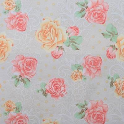 Umývateľný obrus motív Ruže metráž