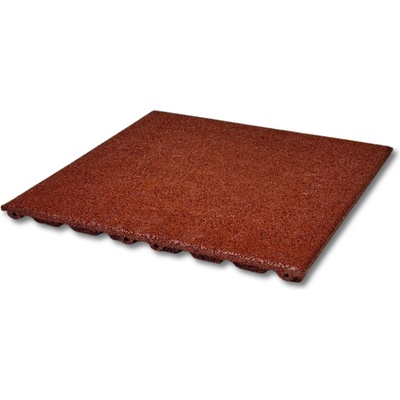 Novisa Gumová dlažba SAFE-PLAY 50 x 50 x 2,5 cm červená 1 ks