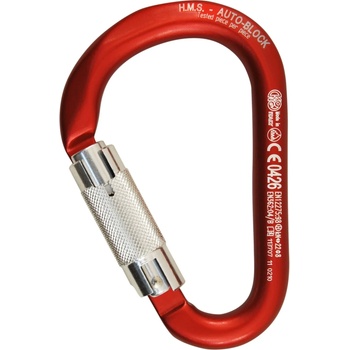 Kong HMS карабинер Kong HMS Classic Autoblock HMS carabiner - Red / Silver / Silver (323-0179-0111)