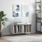 vidaXL Шкаф за винилови плочи сив сонома 100x38x48 см инженерно дърво (831754)