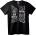 NOONEBRAND Тениска с песни на BTS в сърце - 2XL, Black