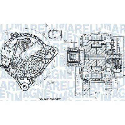 Generátor MAGNETI MARELLI 063731545910