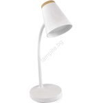 EMOS Led настолна лампа tara led/4, 5w/230v 4000k бяла (ems1453)