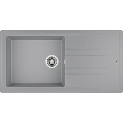 Teka Stone 60 L-TG СИВ МЕТАЛИК М. 1020. СМ, Гранитна мивка, обръщаема (М.1020.СМ)