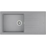 Teka Stone 60 L-TG СИВ МЕТАЛИК М. 1020. СМ, Гранитна мивка, обръщаема (М.1020.СМ) Мивка за вграждане