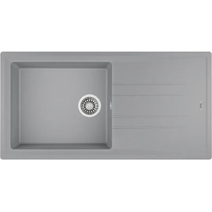 Teka Stone 60 L-TG СИВ МЕТАЛИК М. 1020. СМ, Гранитна мивка, обръщаема (М.1020.СМ) Мивка за вграждане