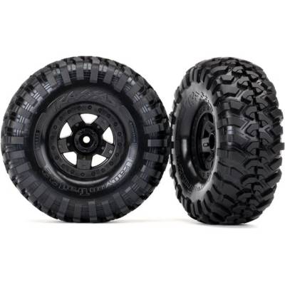 Traxxas Гуми монтирани на джанти за TRX-4 Traxxas Tires and wheels, assembled, glued (TRX-4 Sport wheels, Canyon Trail 2.2 tires) TRX8181 (TRX8181)