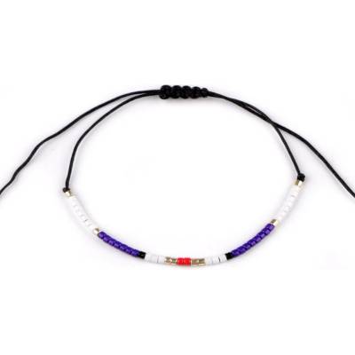 Prima-obchod Náramek shamballa s rokajlem, barva 4 borůvková 120560