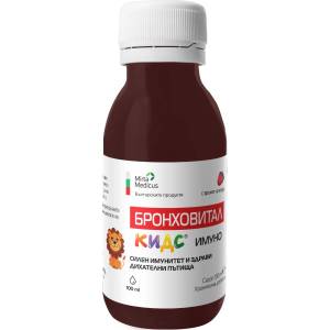 Мирта Медикус Бронховитал Кидс Имуно Сироп, 100 ml, Мирта Медикус