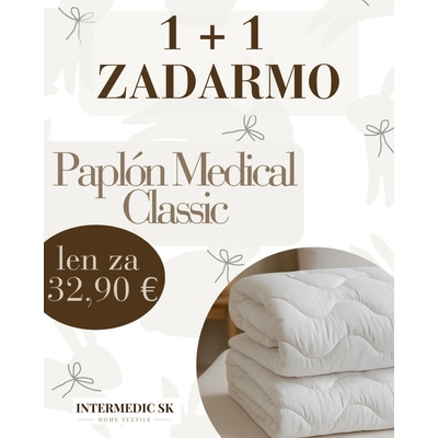 Intermedic SK Set 2x paplón Classic mikrovlákno výplň duté vlákno antialergický celoročný 140x200 2ks