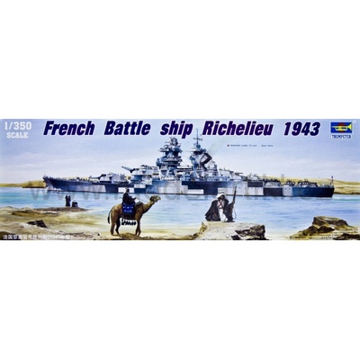 Trumpeter French battleship Richelieu 1943 1:350
