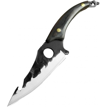 HARAHU Кухненски нож за рязане ne-25838 - Кафяво / Черно kp25838 (ne-25838)