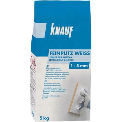 Knauf Omítka jemná bílá Feinputz 5kg