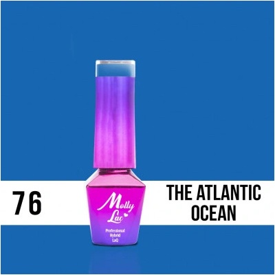 Allepaznokcie MollyLac gél lak 76 THE ATLANTIC OCEAN 5 ml