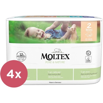 MOLTEX Pure & Nature Mini 3-6 kg 4 x 38 ks