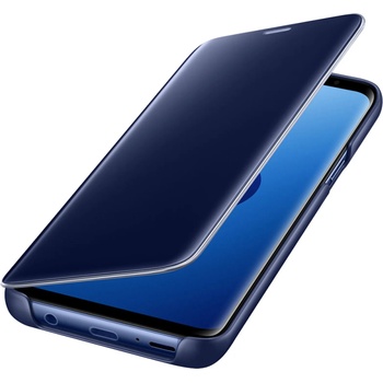 Samsung Оригинален калъф Clear View за Samsung Galaxy S9 - Син
