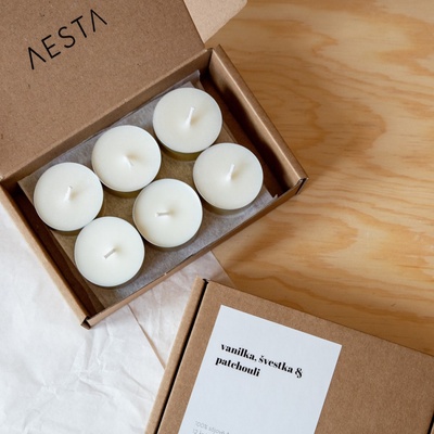 Aesta vanilka, švestka, patchouli 12ks
