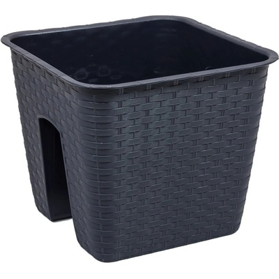 Prosperplast kvetináč balkónový Ratolla 28 cm Antracit