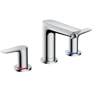 Hansgrohe Talis E - Смесител за умивалник със сифон, монтаж с 3 отвора, хром 71733000 (71733000)