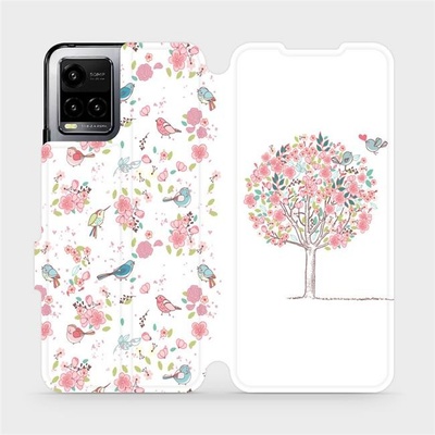 Mobiwear Flip Vivo Y21s M120S Strom a ptáčci
