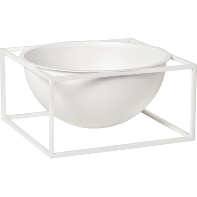 Audo Copenhagen Купичка Kubus centerpiece ниска 12 см бяла (71068-000567)